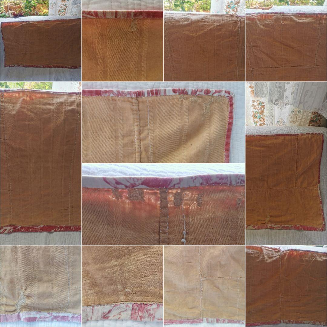 アンティーク 1820年代トワルドジュイ マリアージュ 223㎝バランス キルト