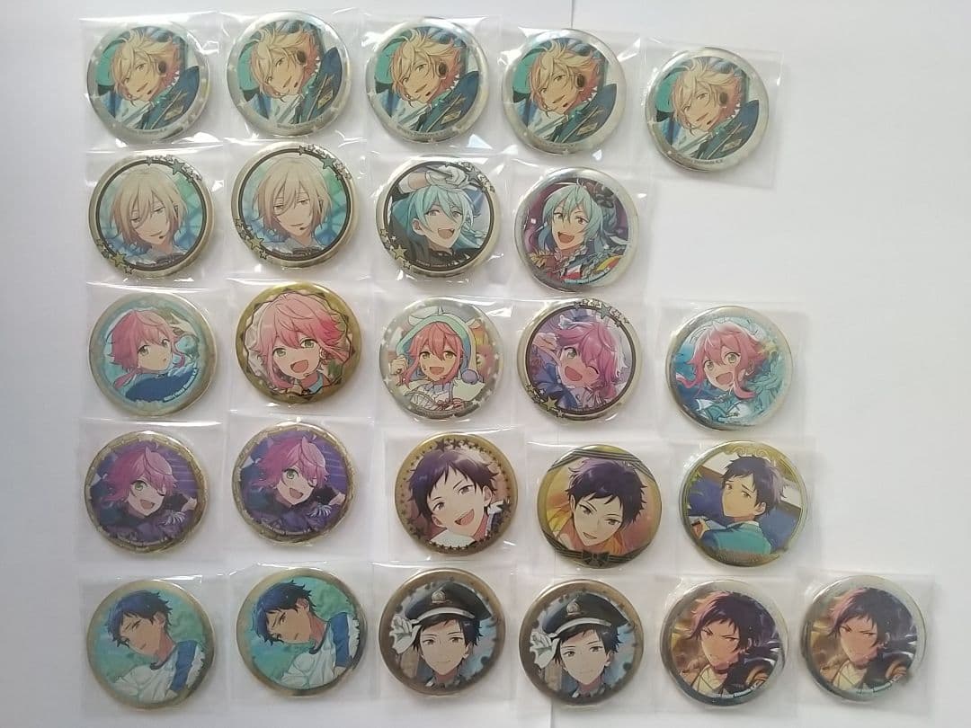 あんスタ キャラバッジ 缶バッジ 英智 渉 桃李 弓弦 fine