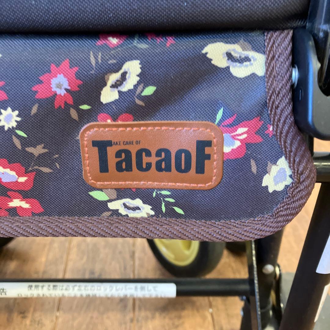 幸和 シルバーカー TacaoF 花柄 シルバーカー 座れる シニア 歩行補助