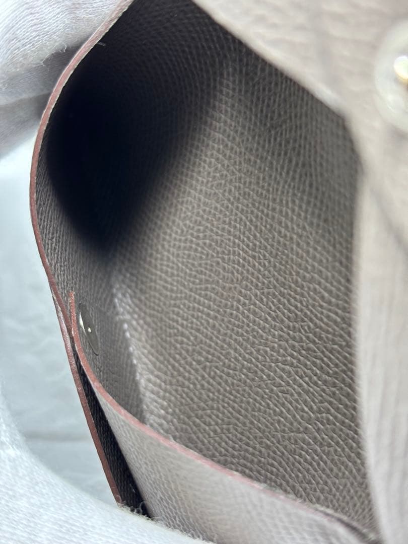 m.j. 　HERMES エルメス　カルヴィ エトゥープ カードケース