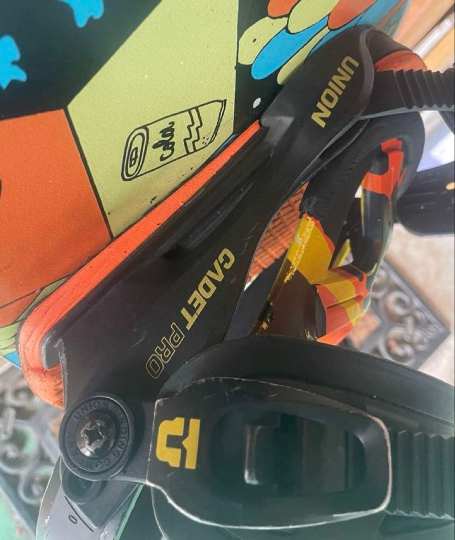 【送料込み】★子供用K2スノーボード&ユニオンバインディングセット★110cm★