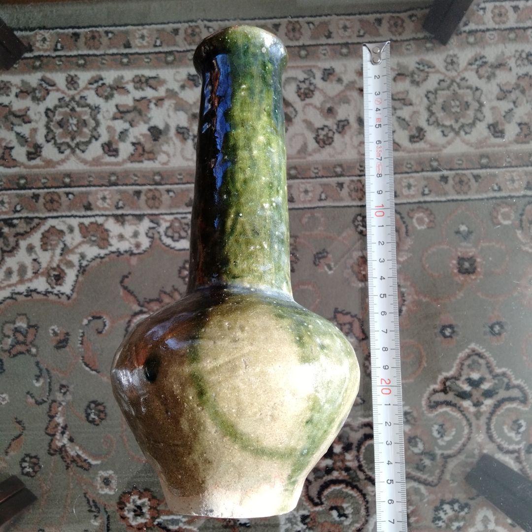 中国骨董旧家蔵陶磁器名品【中国清の時代耀州窯(ようしゅうよう)青磁 】