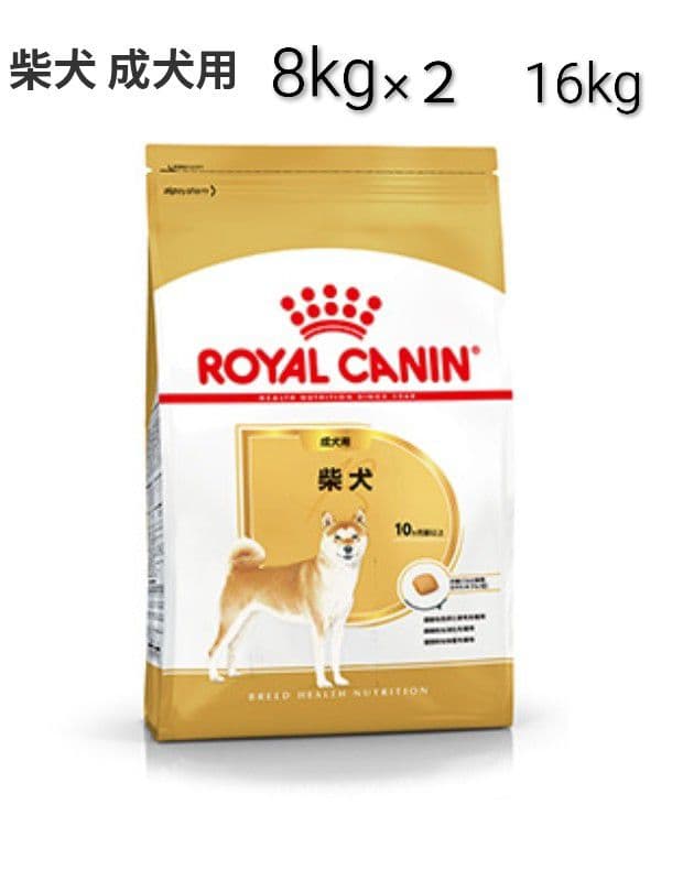  CANIN 柴犬 成犬用 ドライフード 16kg　段ボール梱包
