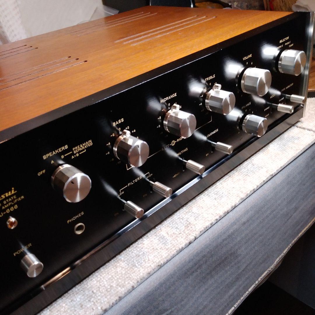 動作品　（整備品）サンスイAU-666　プリメインアンプ