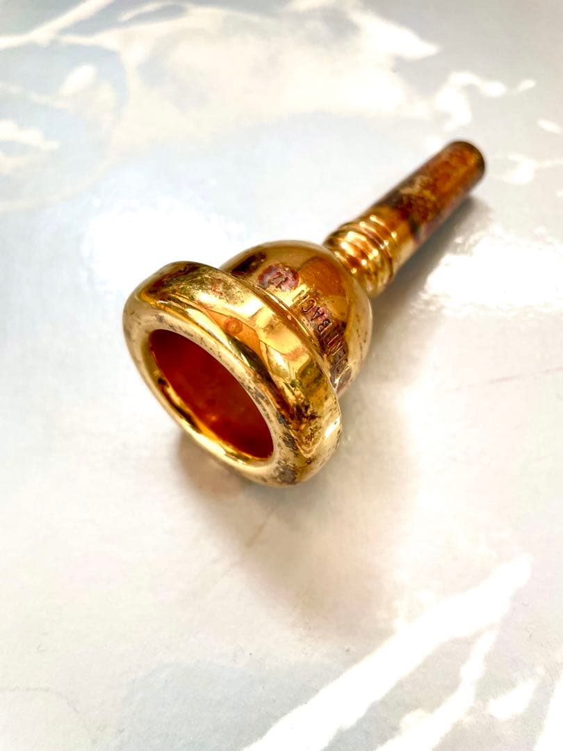 金メッキBach12トロンボーンマウスピース