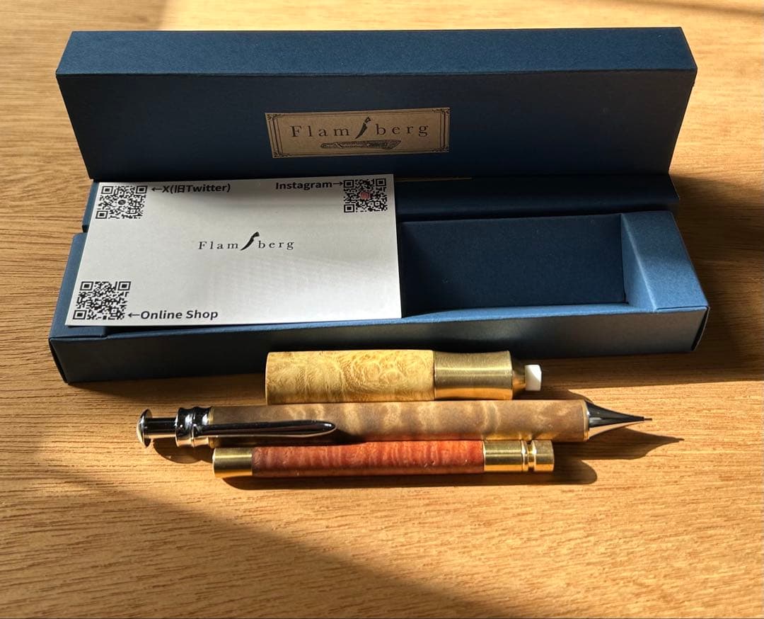 Flamberg シャープペンシル 芯ケース　ツイスト消しゴム