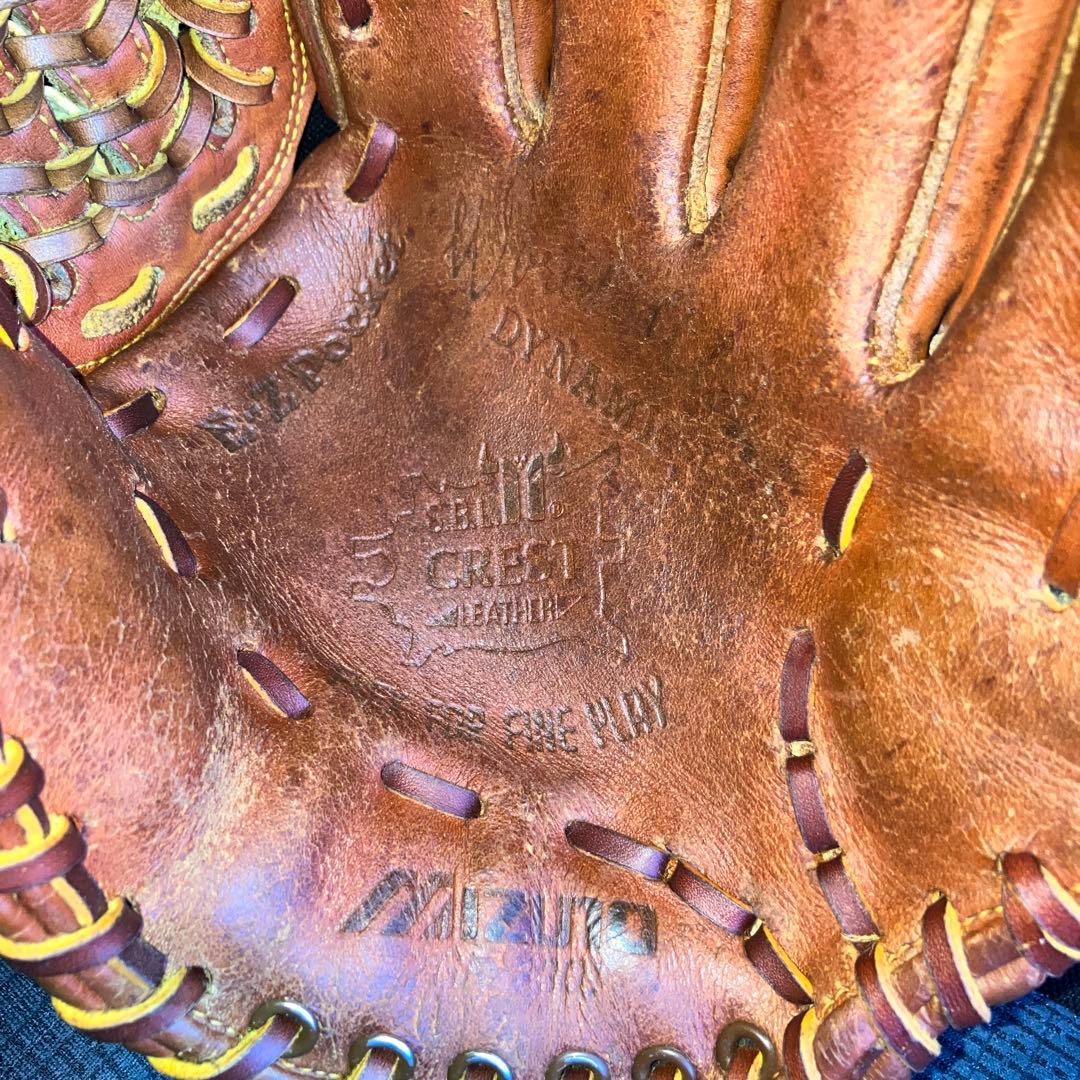 ミズノ　ワールドウィン　投手用グローブ　ブラウン　オールメンテナンス済