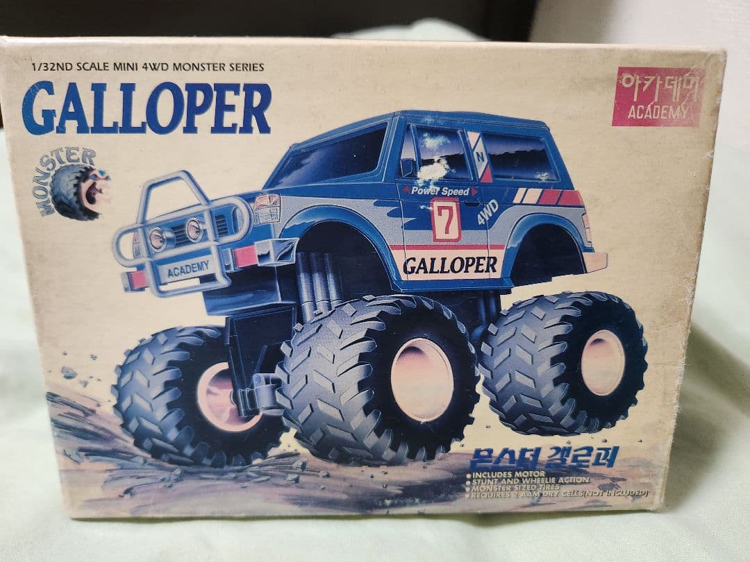 三菱パジェロ(ヒュンダイギャロッパー)ワイルドミニ4駆　アカデミー模型製　未組立