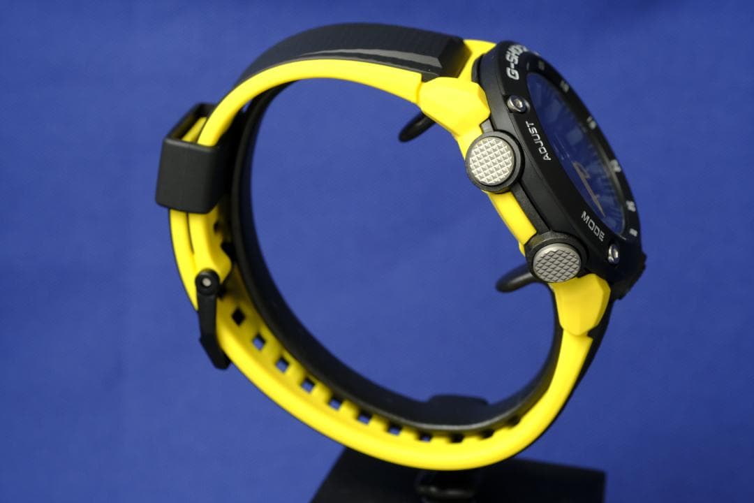 【美品】G-SHOCK GA-2000 ブラック×イエロー／箱有り (123)