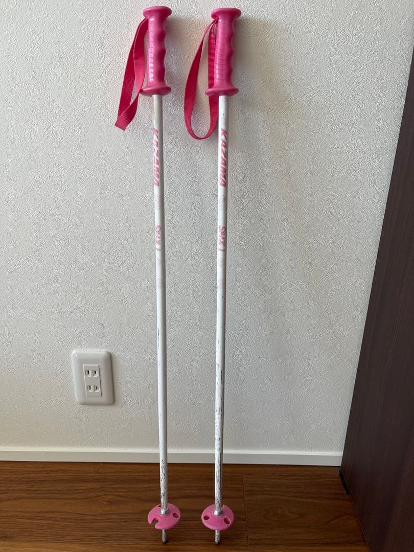 NISHIZAWA スキー板 110cm ストック80㎝ ブーツ20〜20.5㎝