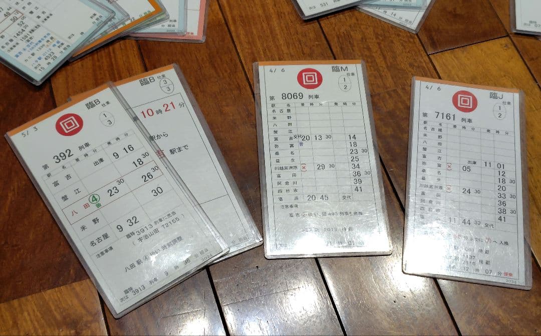 【近鉄】運転士用スタフ　６セット