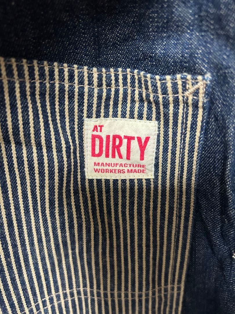 最終値下げAT-DIRTY \"WORKERS ALL\" DENIM 2TONE
