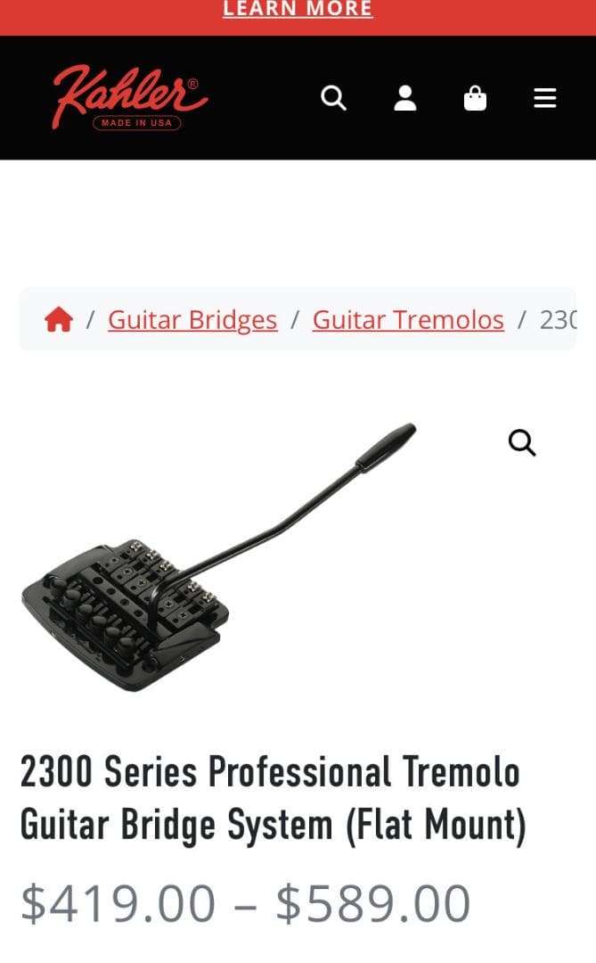 DEAN(ディーン) V SELECT 24 KAHLER 　レフティー 改造