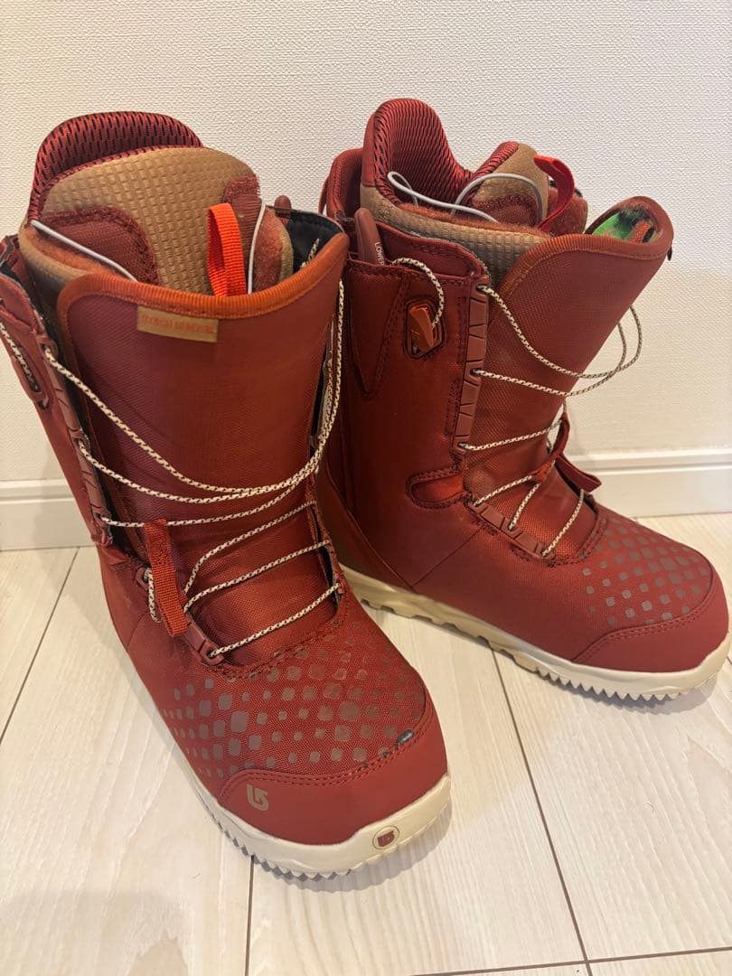 Burton Stash Hunter ブーツ 26.0cm レッド バッグ付き
