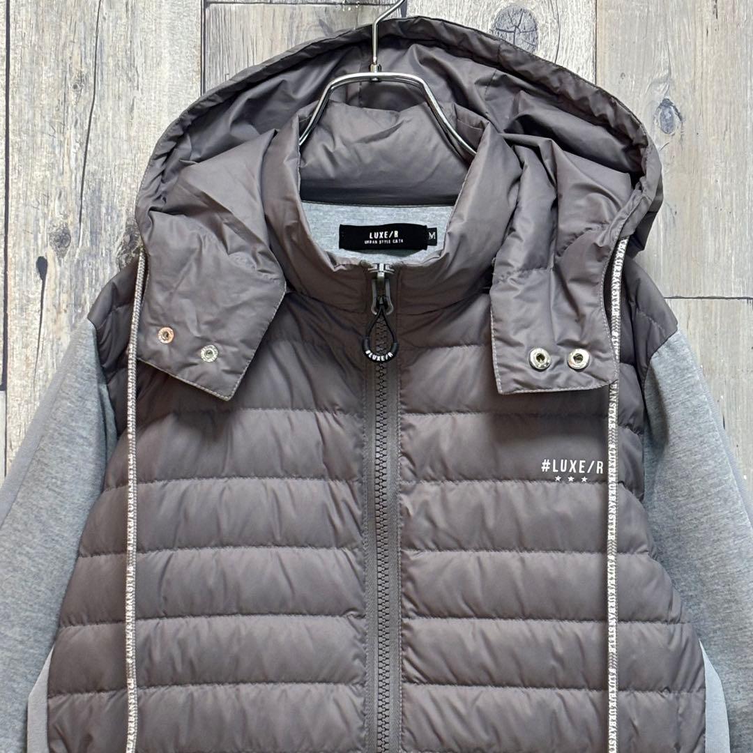 ラグジュ　LUXE/R ジャケット ダウン　2way フード脱着　切り替え