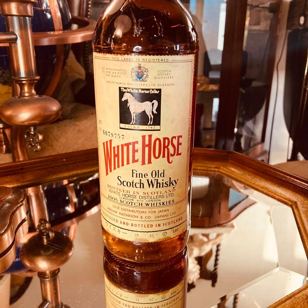 湯布院アンティーク '70 ホワイトホース 760ml スコッチ オールドボトル