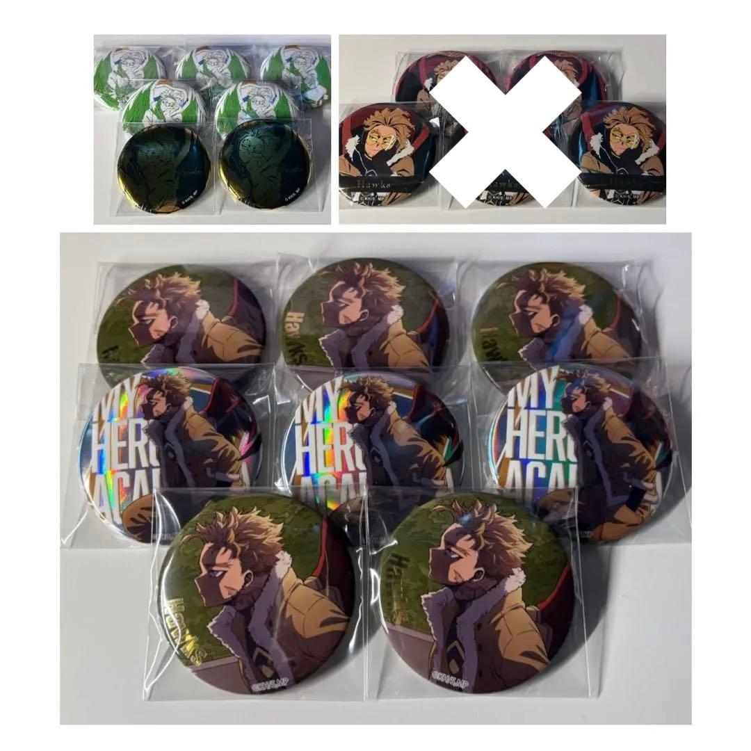 僕のヒーローアカデミア ヒーロープラザ 缶バッジ ホークス