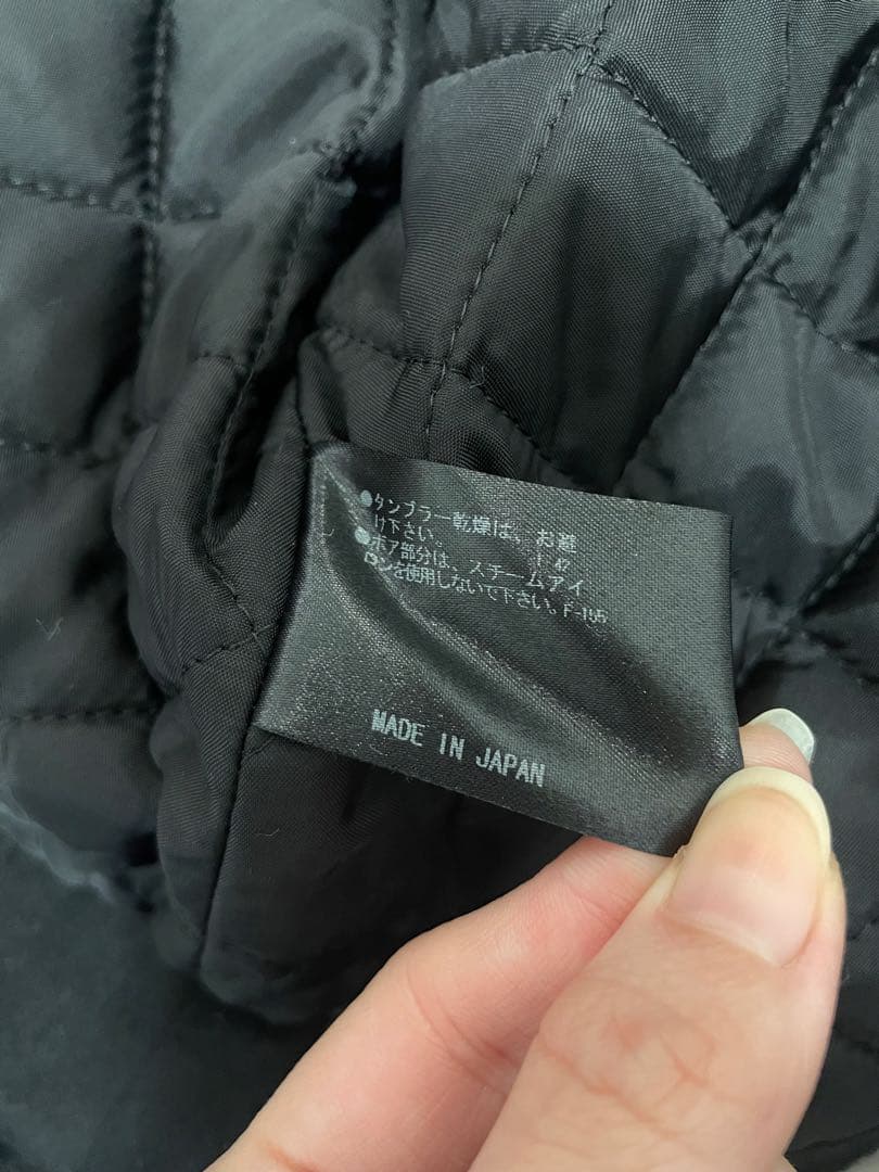 THE RERACS ライナー付きモッズコート ファーベスト ブラック 3WAY