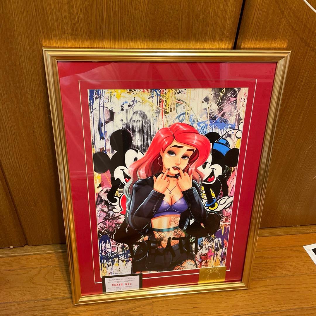 額込 世界限定100枚DEATH NYC アートポスター 現代アート 107