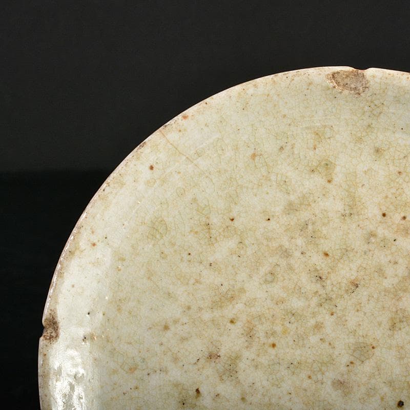 朝鮮美術　李朝　高麗白磁　祭器　C　R6024