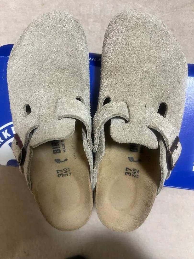 靴 BIRKENSTOCK | Boston LEVE TAUPE WOMEN 37
