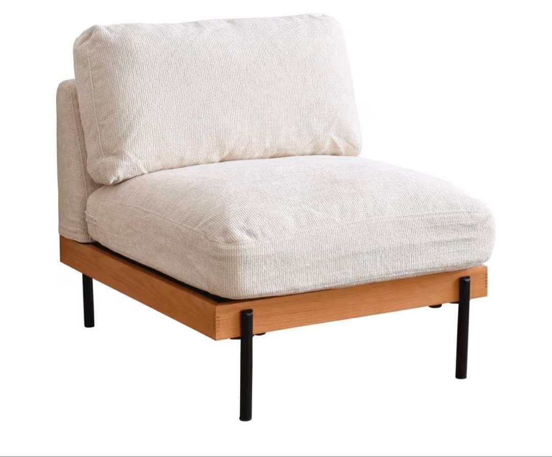 VENTOTA 1人掛けソファ Delos アイボリー