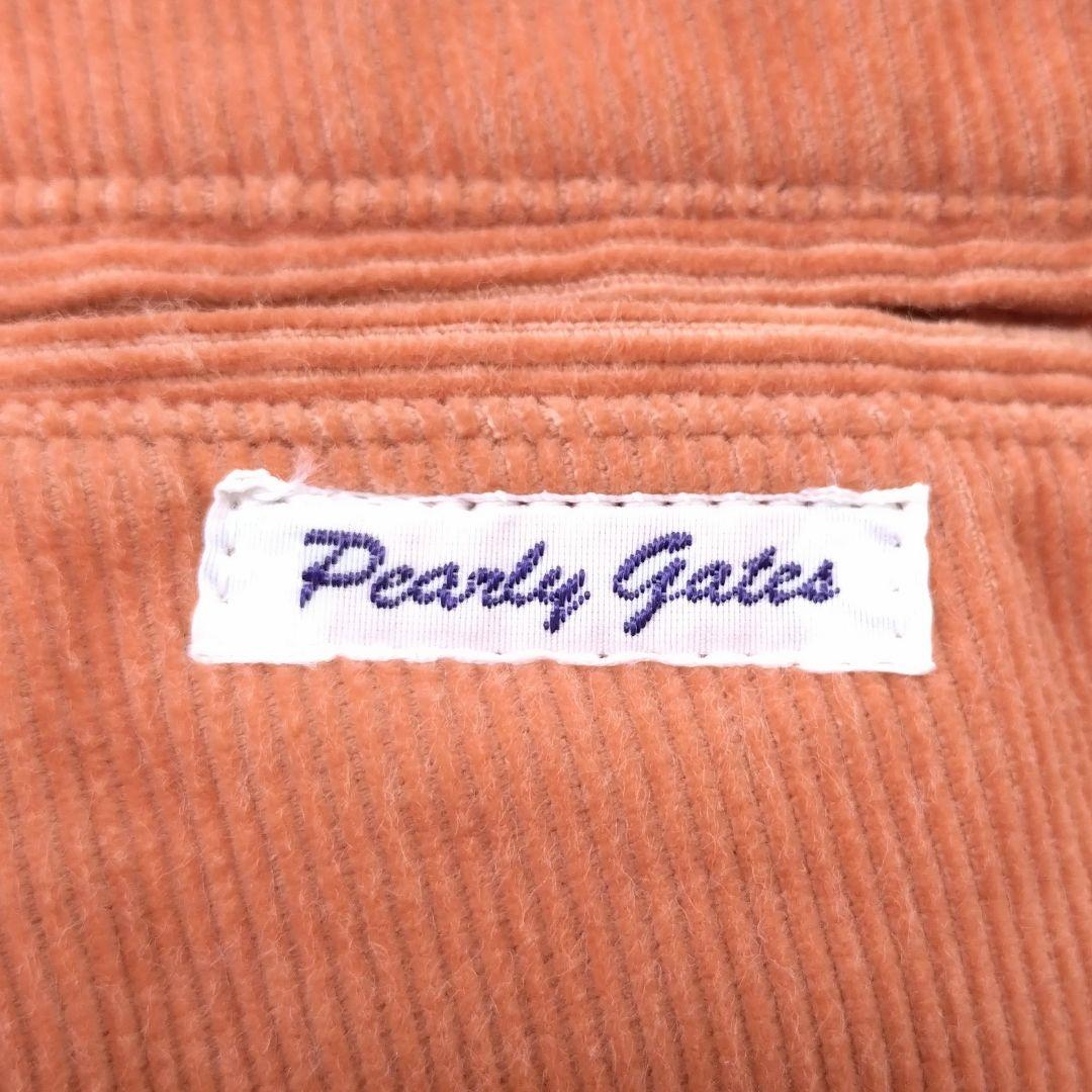パーリーゲイツ「PEARLY GATES」フロントタック コーデュロイパンツ　２