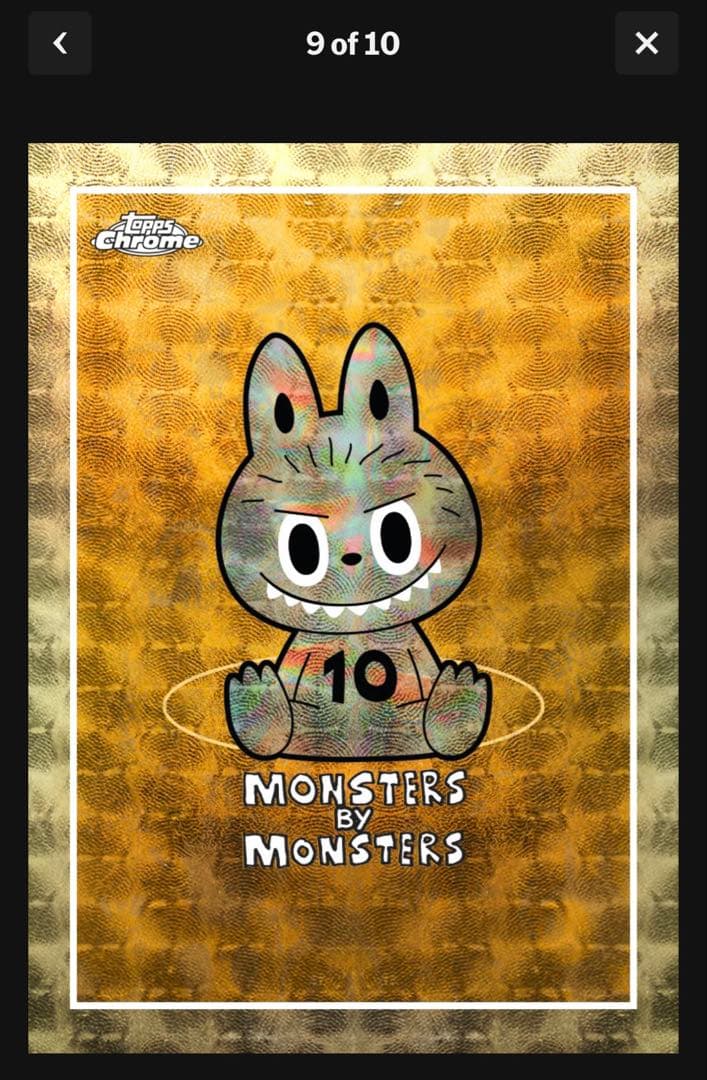 ［Topps Chrome］ Labubu THE MONSTERS 10TH