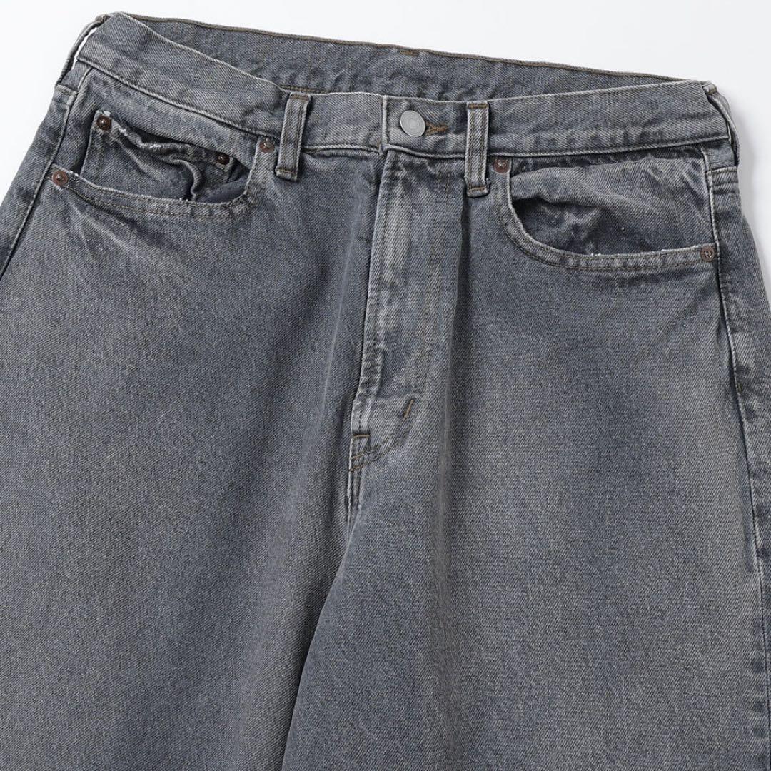 【目立った傷や汚れなし】A.PRESSE 25aw グレーデニムパンツ