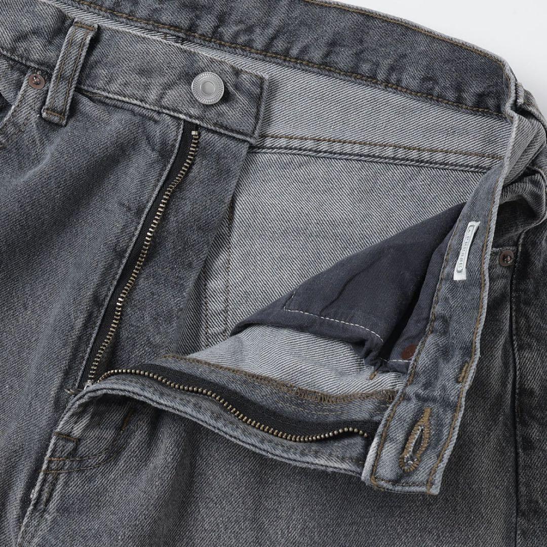 【目立った傷や汚れなし】A.PRESSE 25aw グレーデニムパンツ