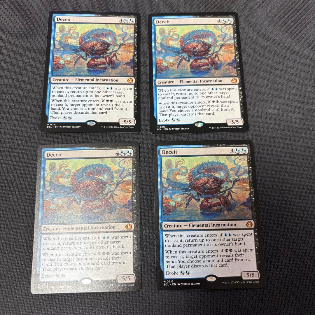 欺瞞/Deceit 英語版 ３枚 匿名配送