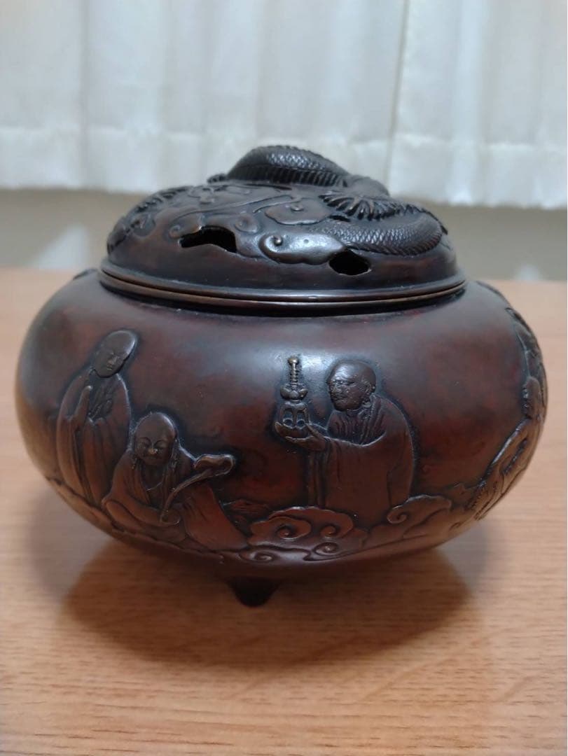 十六羅漢香炉　青鳳?