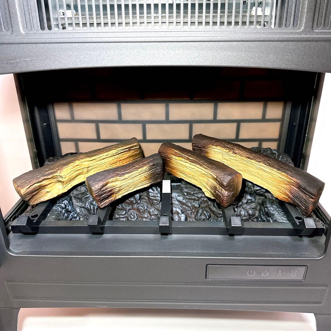 QVC 暖炉型ヒーター DFI-5010-01 速暖 デュラフレーム 送料無料