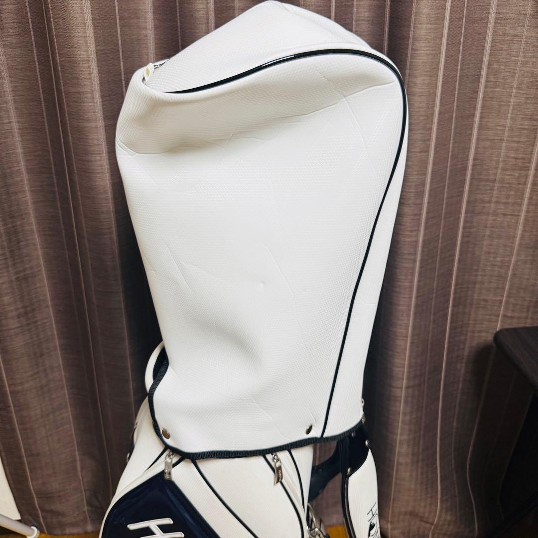 HONMA キャディバッグ ゴルフ バッグ ホワイト 白 White 本間