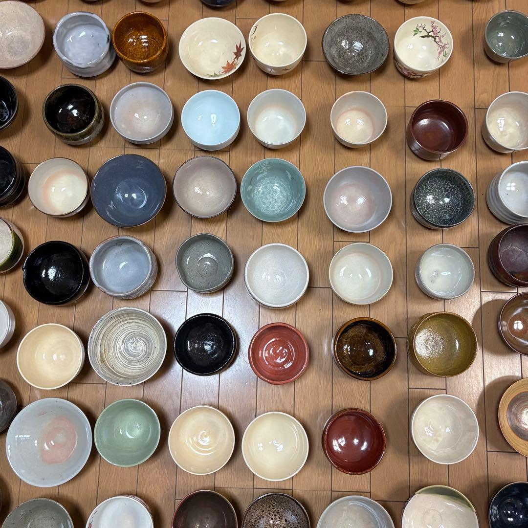 茶碗 抹茶碗 64点 茶道具 箱無し 染付 色絵 いろいろ まとめて