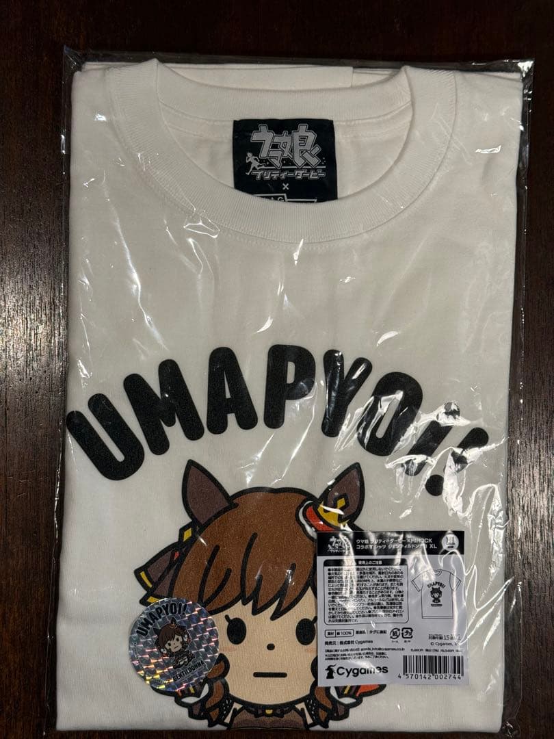 ウマ娘　ジェンティルドンナ　HIROCK コラボ　Tシャツ　白　　未使用