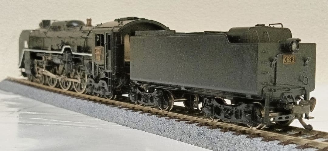 HOゲージ 天賞堂 Ｃ622号機蒸気機関車、No;491、メンテナンス済