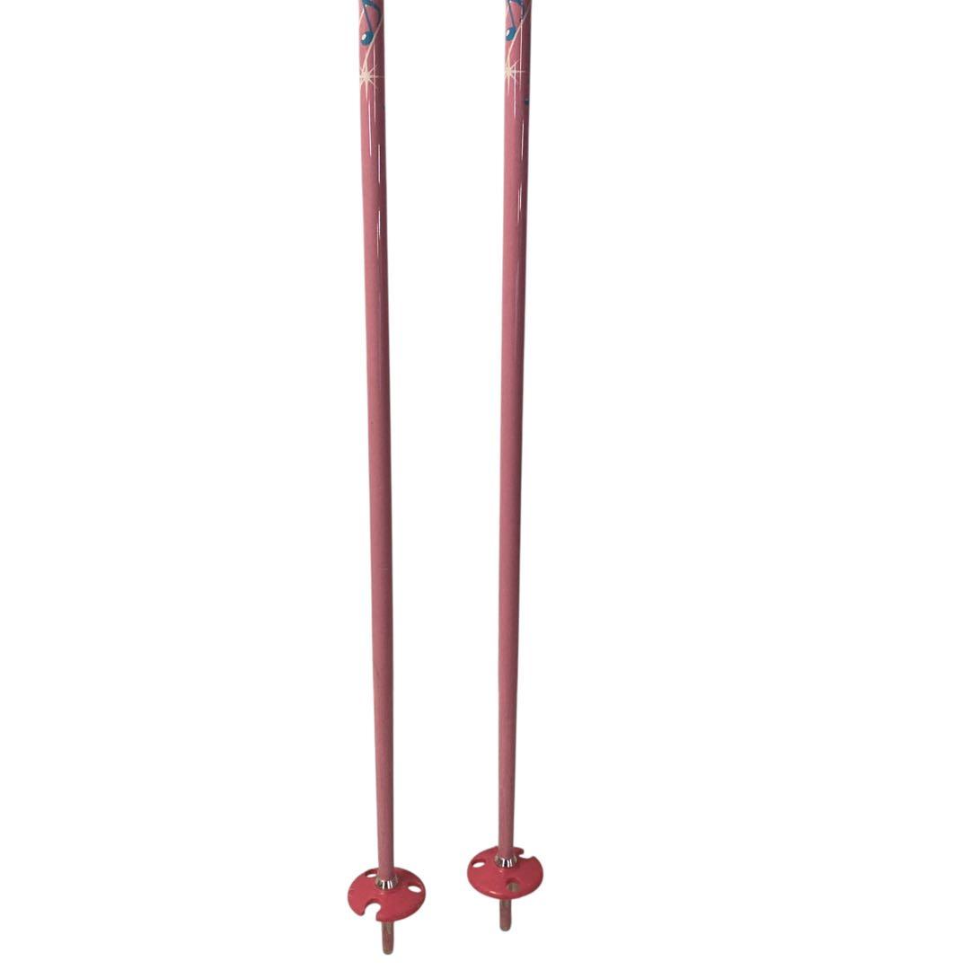 【メ01126-54】 KAZAMA キッズ用スキー板セット 136cm