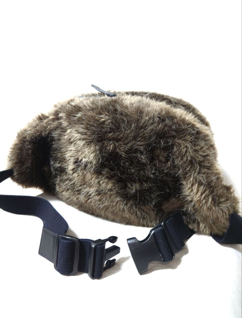 【Y‘s YOHJI YAMAMOTO】レザー×ファー/ウエストポーチ/バック