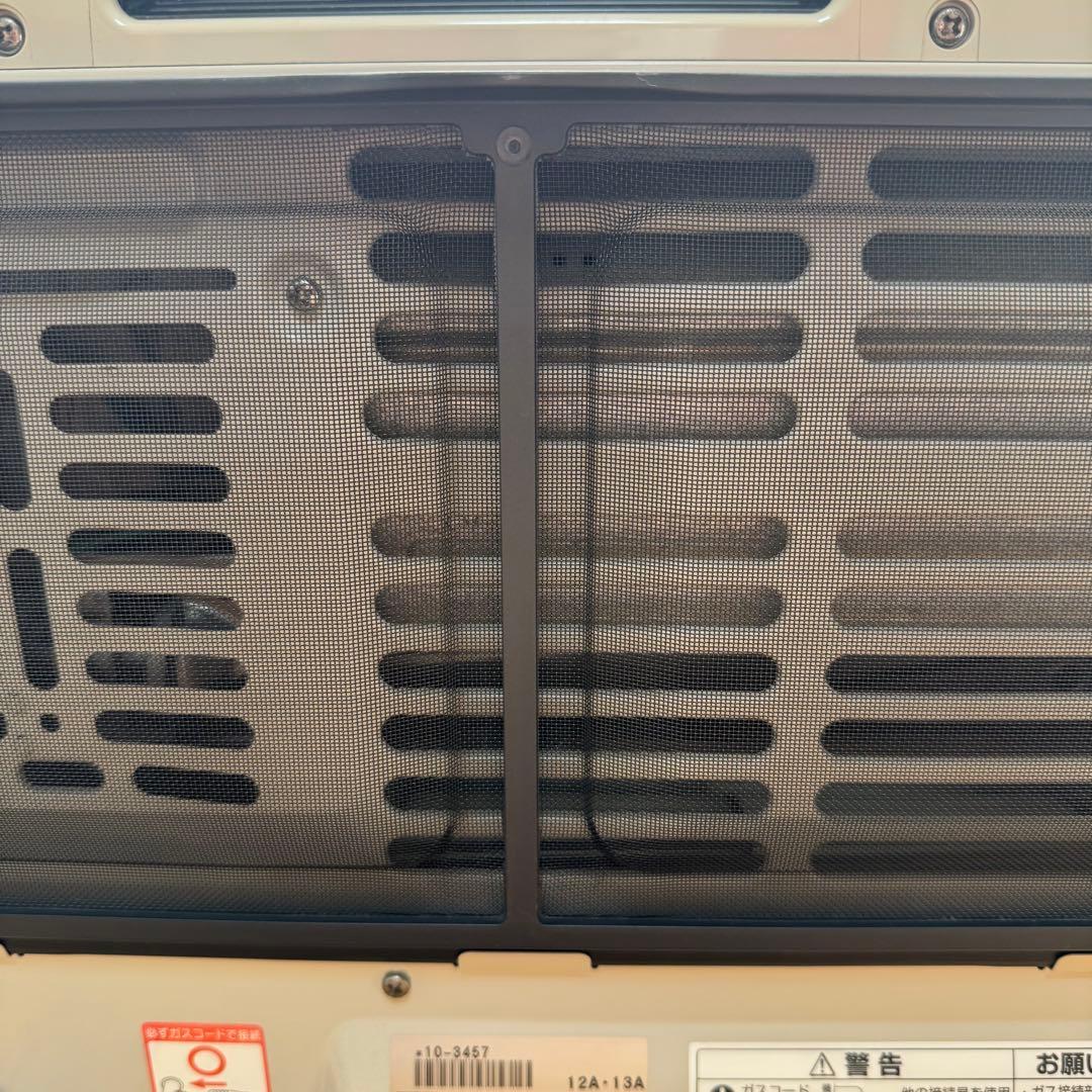 【超美品】リンナイ　ガスファンヒーター　都市ガス用