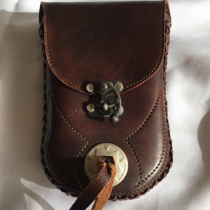 【レア】革製 ウエスタン調 ウエストホルダー