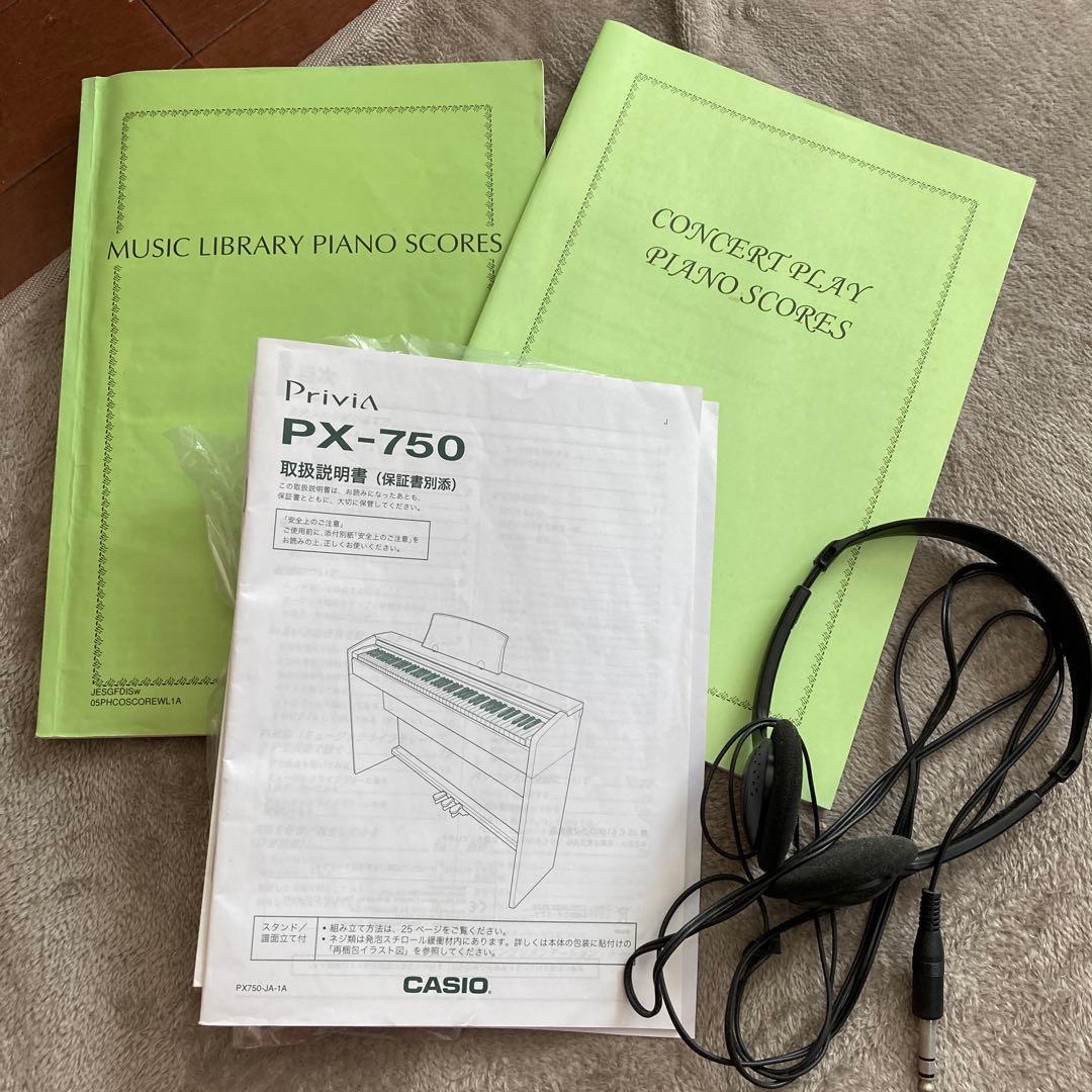 CASIO 88鍵 ダークブラウン電子ピアノ