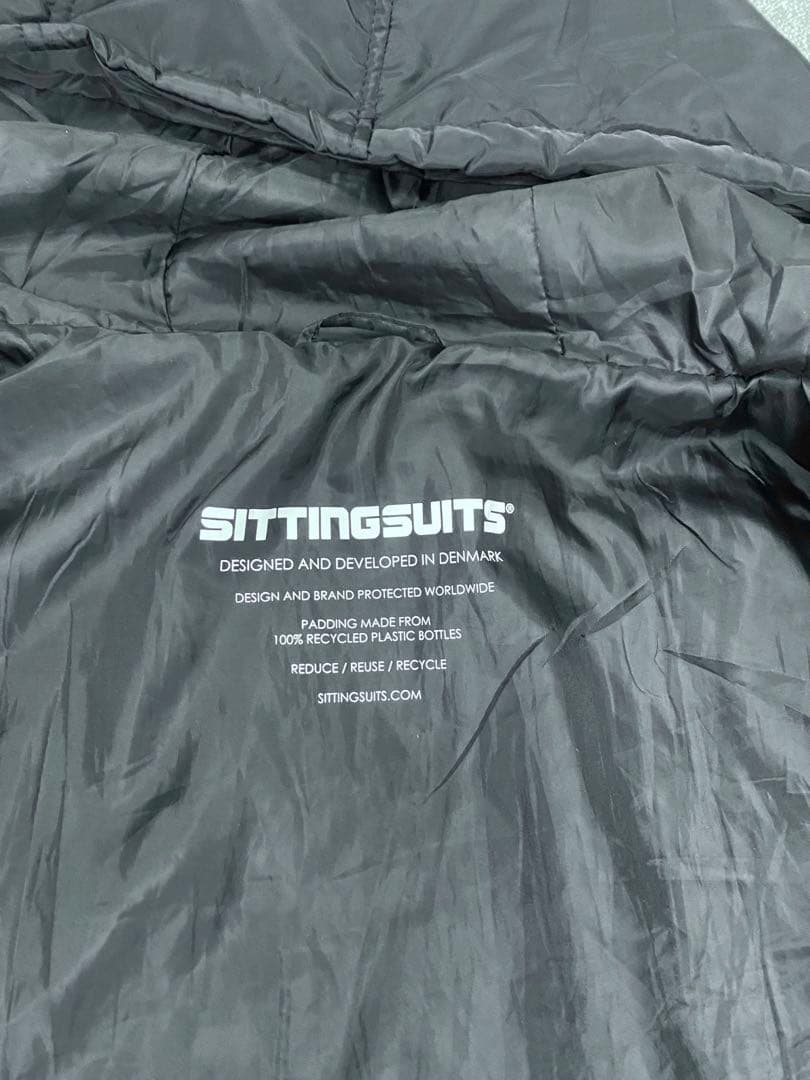 希少 防寒ベンチコート Sittingsuit デンマーク ブランド ブラック