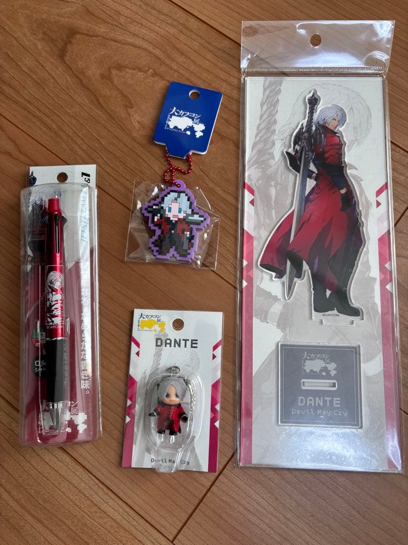 大カプコン展　デビルメイクライ　Dante キャラクターグッズセット