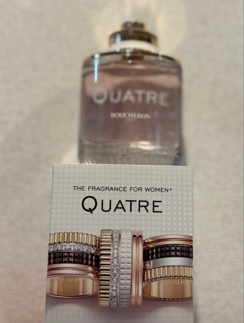 (新品未使用箱付き)BOUCHERON QUATRE 女性用香水