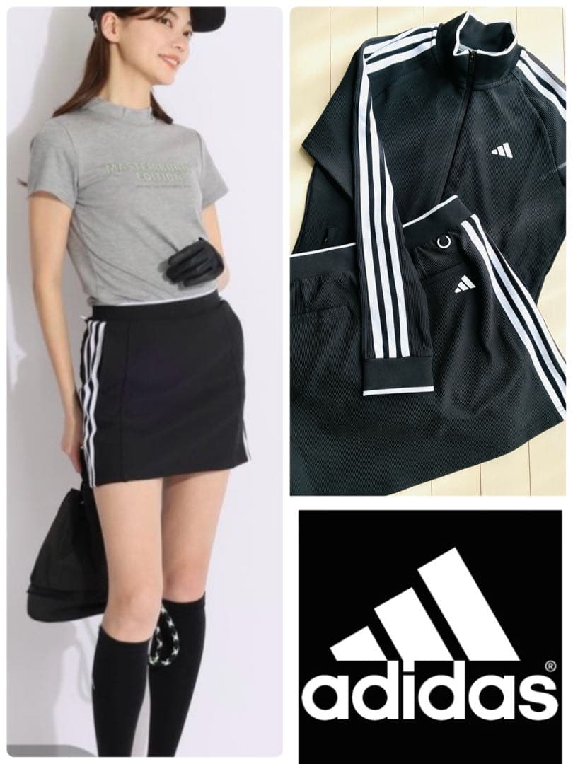 addidas/アディダス/レディース/ジャケット/スカート/セット/ゴルフ