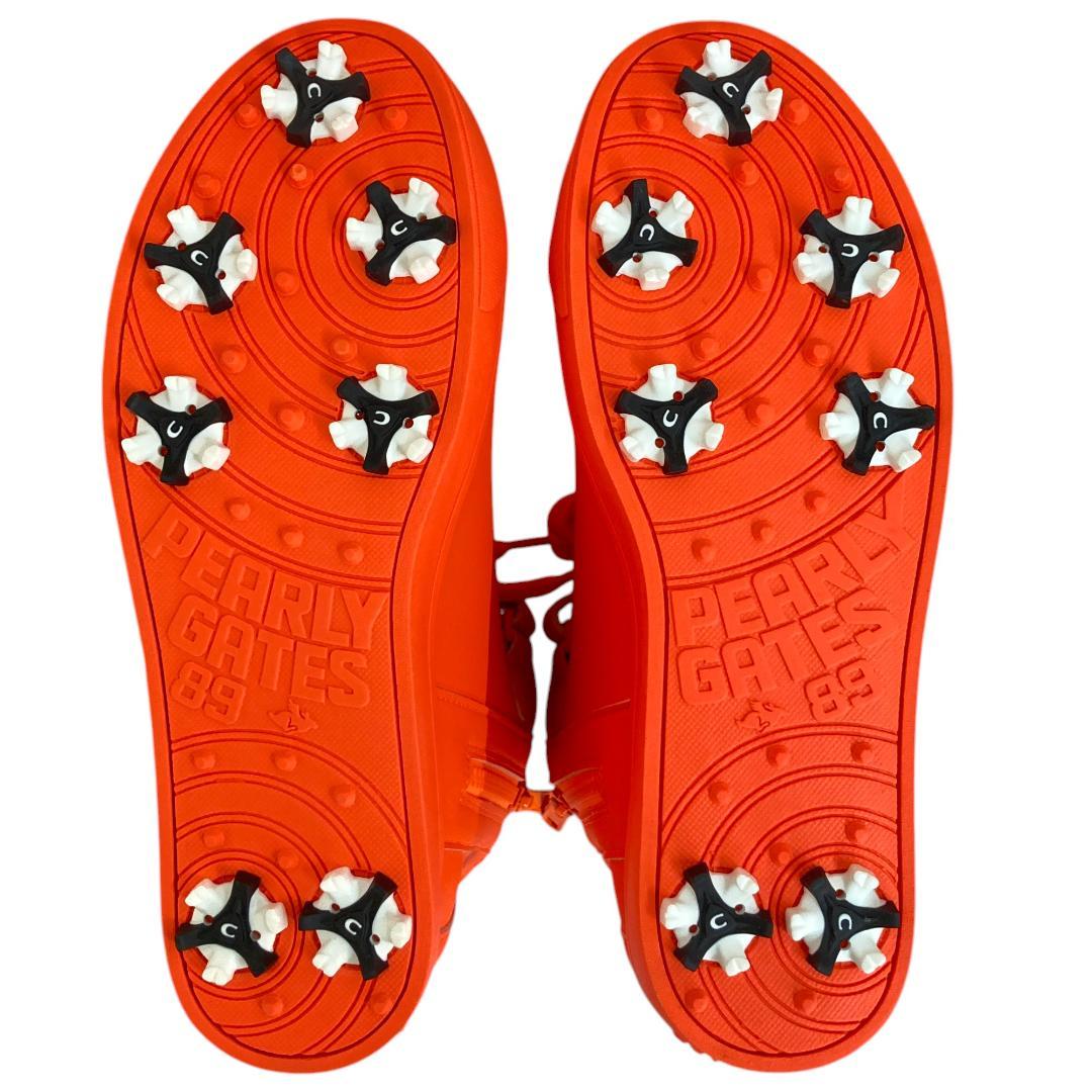 ★新品PEARLYGATES パーリーゲイツ オレンジ ゴルフシューズ 24.5