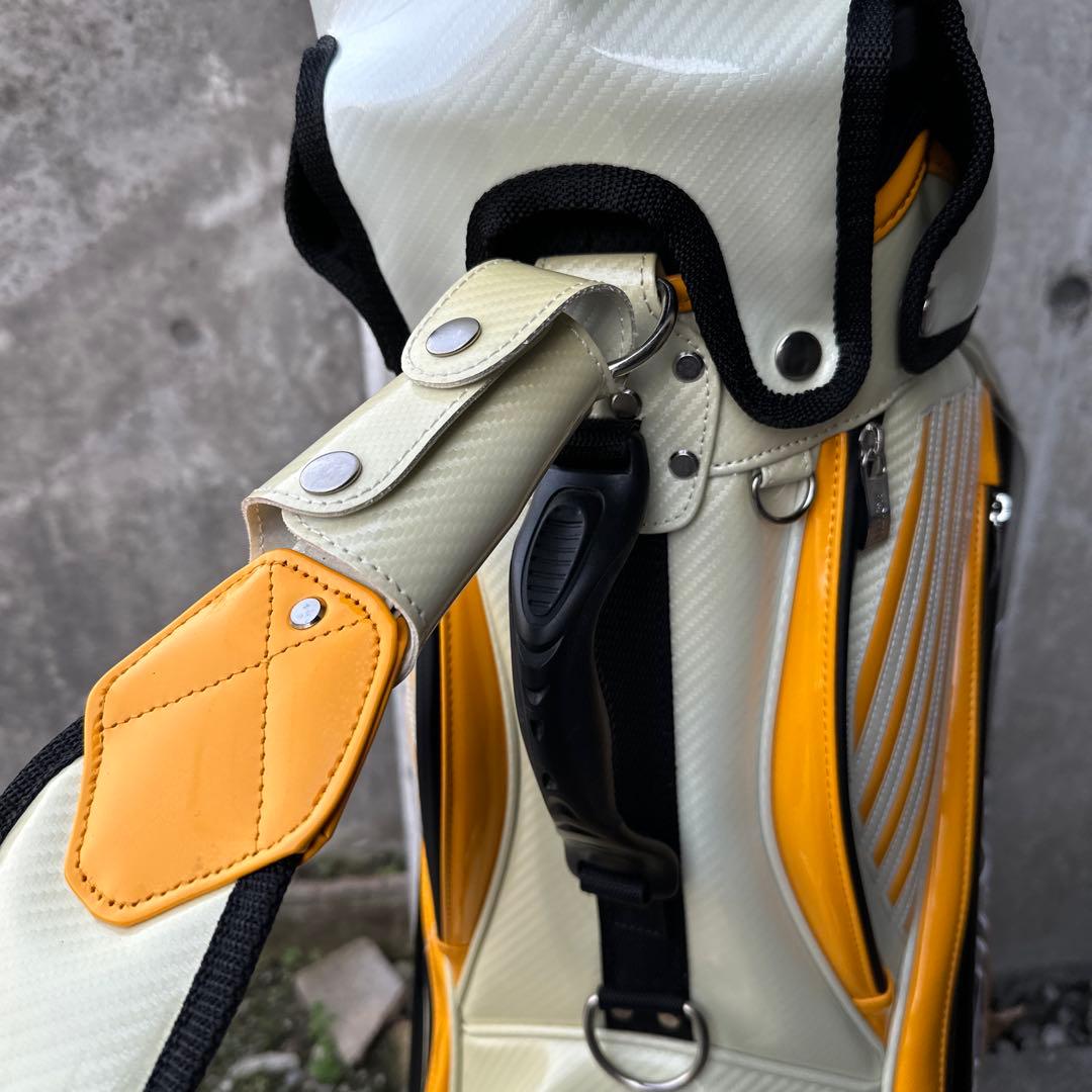 HONMA キャディバッグ ホワイト/イエロー