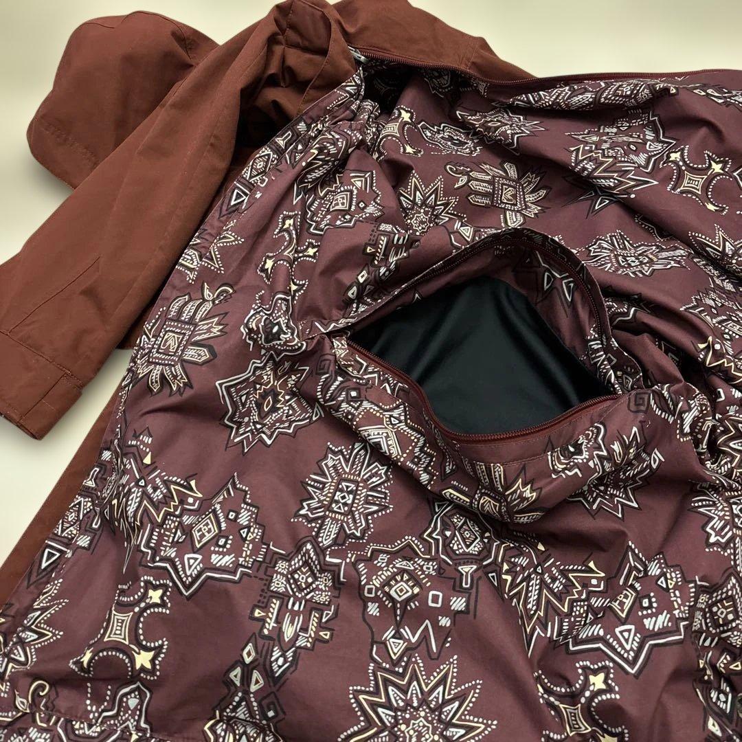 バートン BURTON リバーシブル アノラック ウェア S 蛇パッチ M相当