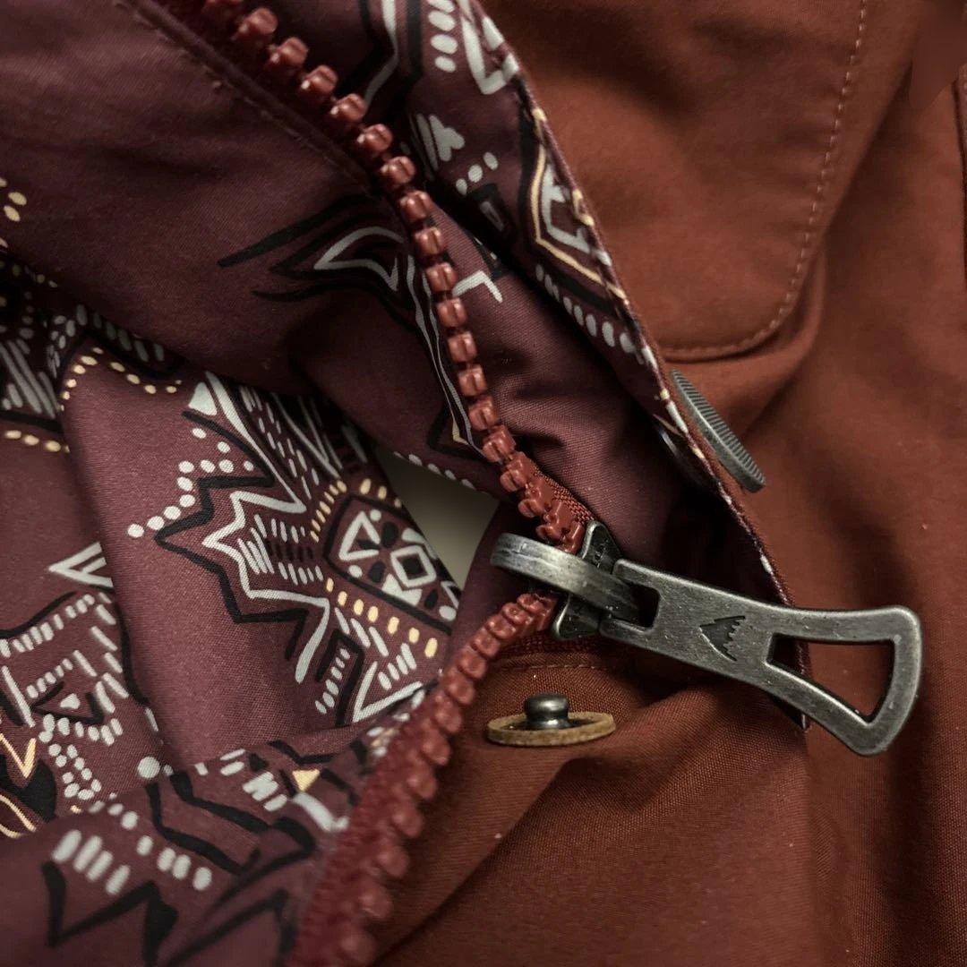 バートン BURTON リバーシブル アノラック ウェア S 蛇パッチ M相当